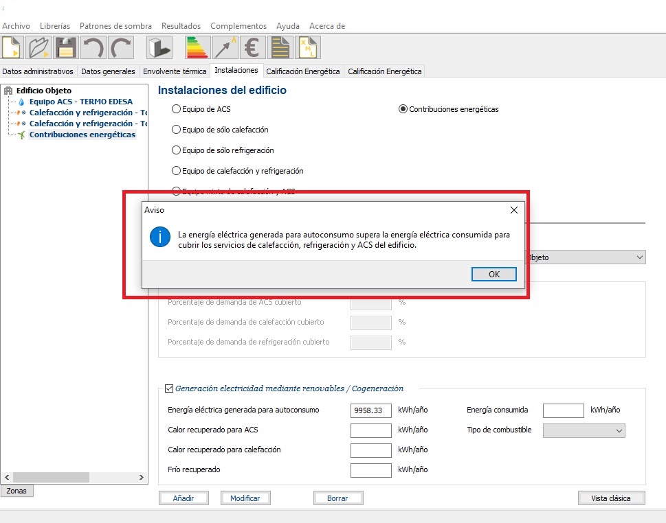 Introducción de instalación fotovoltaica para CE3X paso 4